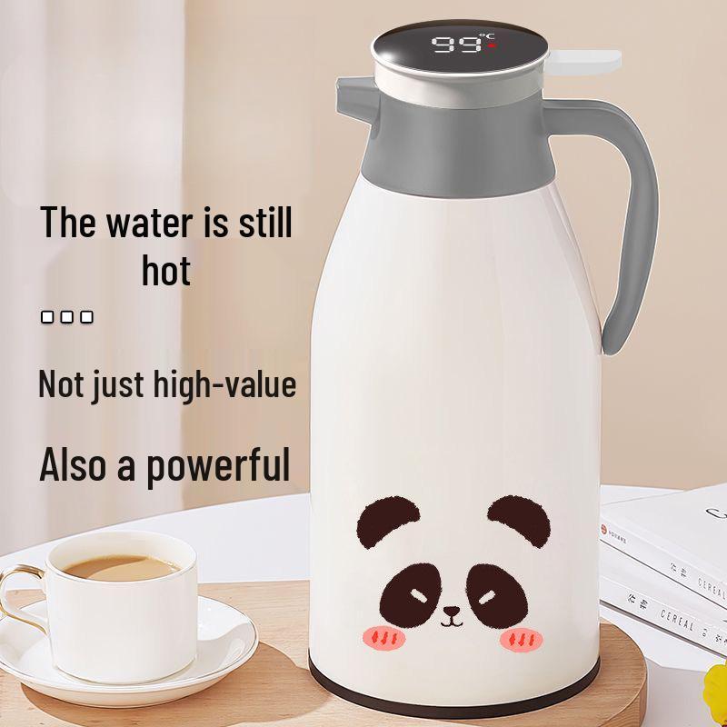 Large-Capacity Insulated Student Thermos Flask with Glass Inner Liner