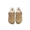 Leather All-inclusive Women's Velvet Snow Cotton Winter New Thermal Cotton Shoes One Pedal Fluffy Shoes