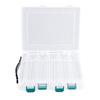Double Side Plastic Fishing Baits Box Lures Holder Case Large Capacity Accessory
