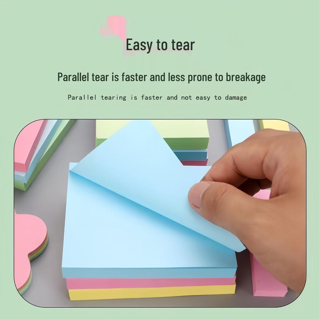 Bunte Haftnotizen mit starker Haftung für Studenten - Selbstklebende Memo-Sticker