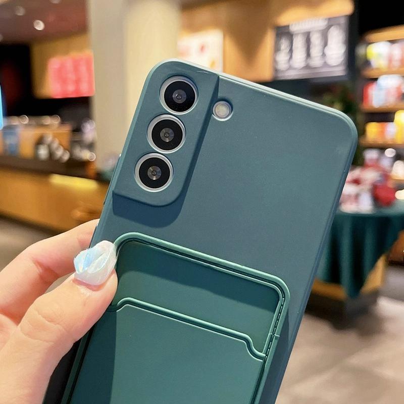 For POCO F7 G POCO F7 Ultra X7 M7 Pro Card Slot Wallet Holder Cover for Redmi Turbo 4 Pro A 4G Matte Soft Silicone Back Case