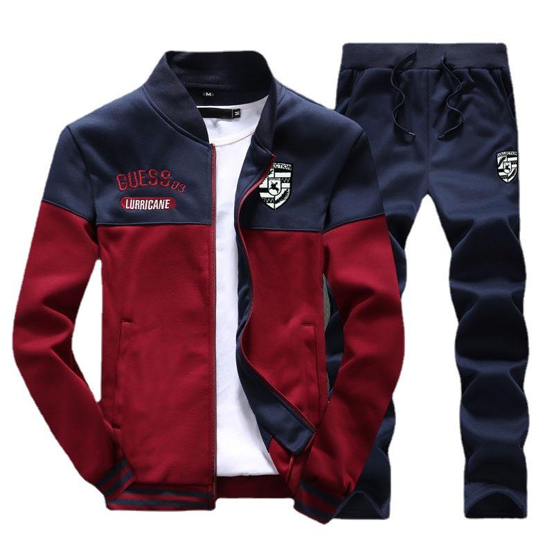 Autumn 2025 Men's Casual Pants & Sweatshirt Set