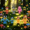8pcs Set Bluey Family & Friends Action Figures Poseable Collectible Toys Best Birthday Gift for Fans Adults High Quality Novelty