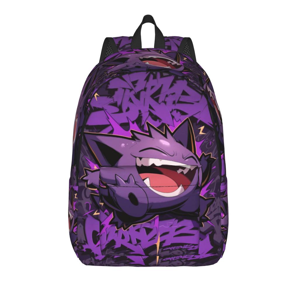 Fashion Pokemon Backpack Mochilas Solid School Sturdy Shoulder Rucksack
