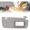 Gray Passenger Right Side Sun Visor Replacement Compatible with ta 2014 to 2019, Passenger Side Sun Visor with Makeup Mirror, Excellent Sun