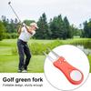 Herramienta para arreglar chuletas de golf plegable, herramienta para reparar chuletas con marcador de bola magnético, robusta de acero inoxidable, horquilla para golfistas