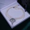 Elegant Natural Pearl Necklace for Women - Versatile Collarbone Chain with Noble Temperament