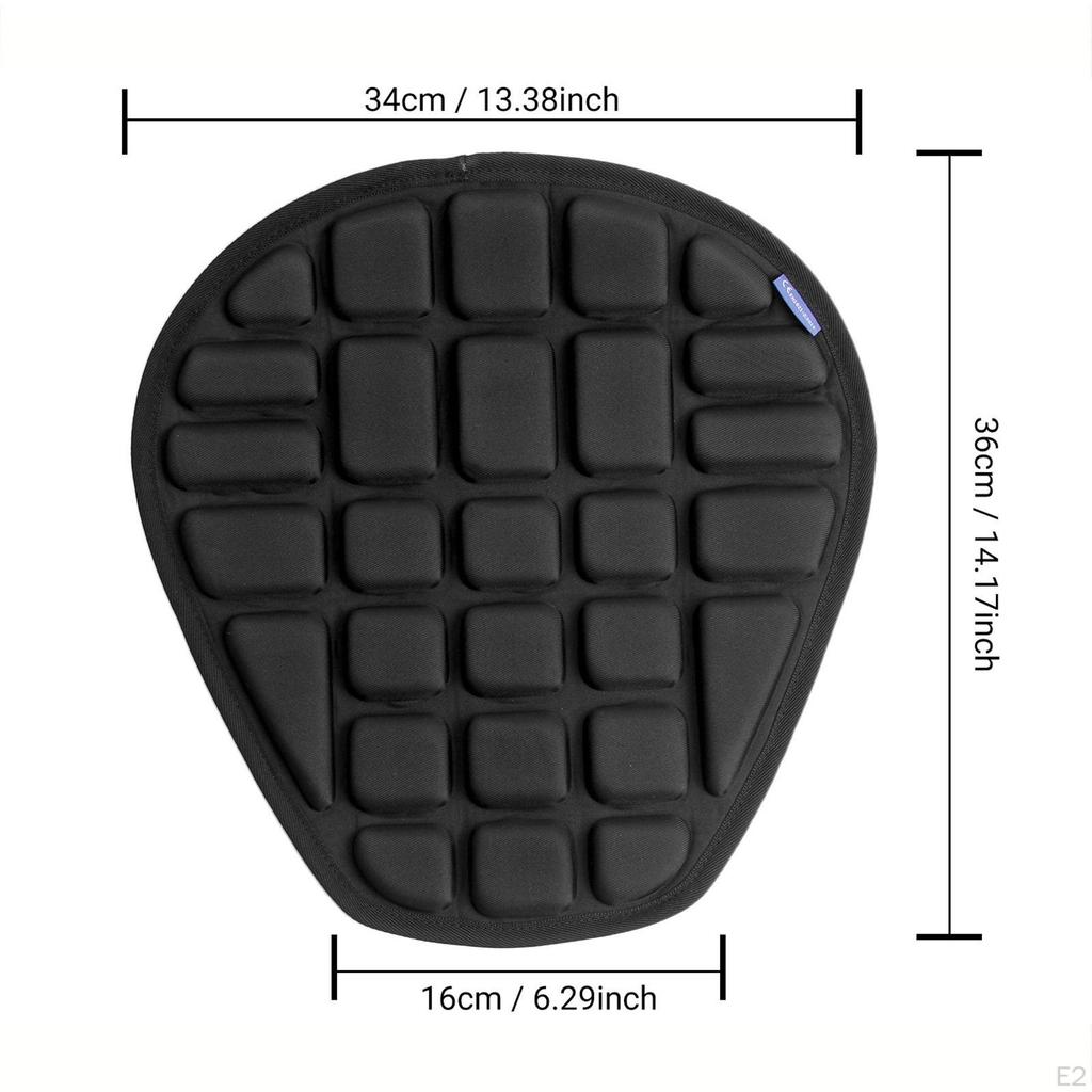 Motorcycle Seat Pad Motorbike Cushion Simple Installation for Long Distance Cycling Shock