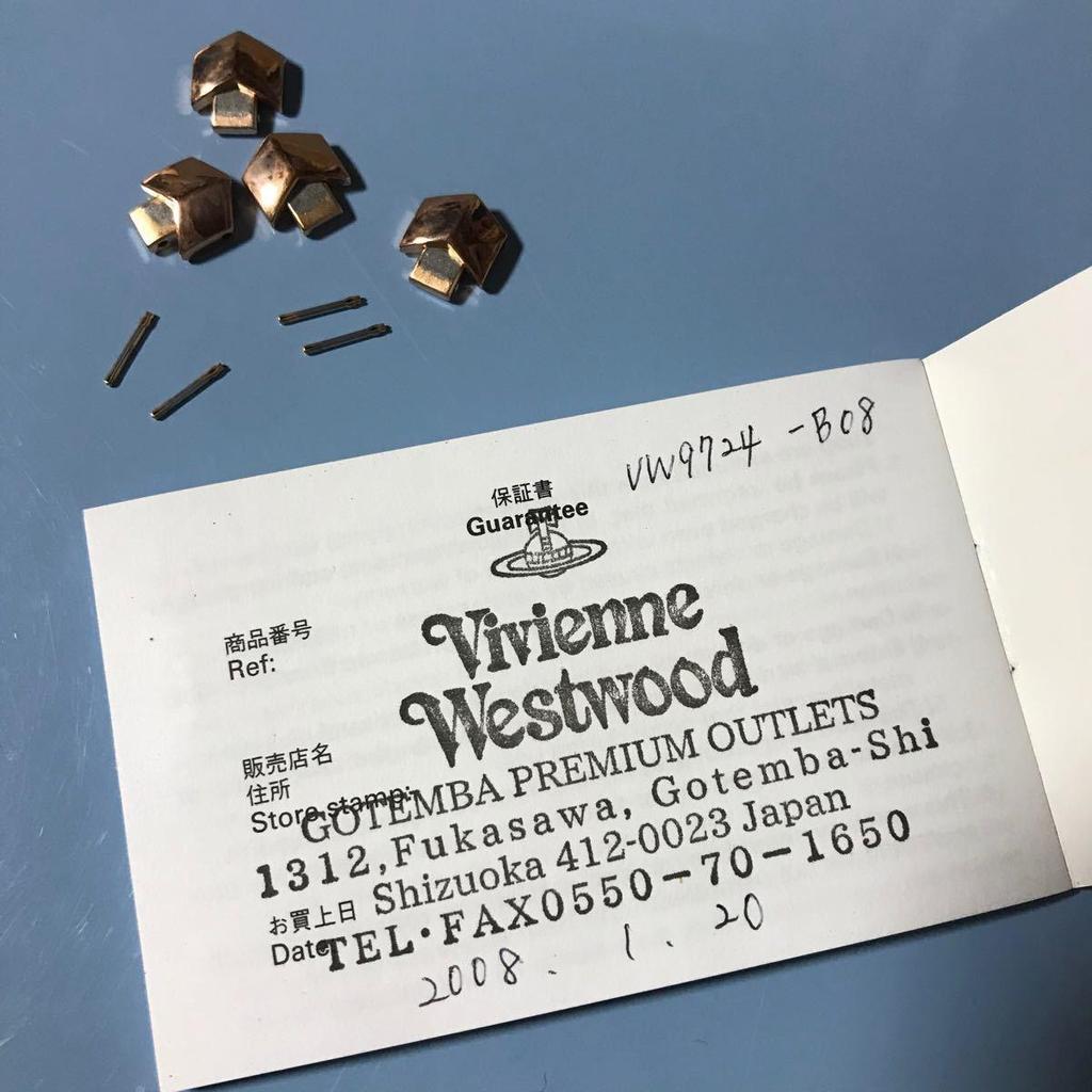Used vivienne westwood armor watch watch vivienne