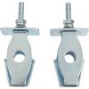 Motorrad Kettenspanner Einstellschraube für Hawk 250, Aluminium Kettenschwingenachse Einstellblock für Hawk 250cc -Silber