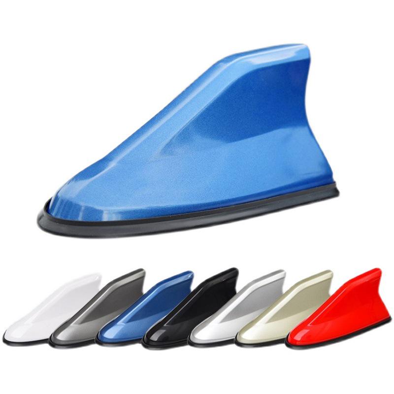 Universal Shark Fin Antenna: Car Roof Decorative Signal Enhancer with No-Punch Installation
