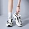 Fashion four seasons small height increase dad shoes 2025 autumn new color matching thick sole height increase sports and leisure shoes