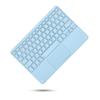 Bunte Tastaturhülle mit Touchpad und Stifthalter für iPad 5. und 6. Generation Abnehmbare Magnetische Bluetooth Drahtlose Tastatur und Kompatibel
