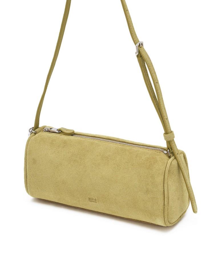 Athe Vanessabruno [Madeleine] Olive Suede Madeleine Shoulder Bag S Aaba5F235K1