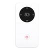 5G WiFi 6 Mobile Hotspot Router Portable WiFi Device Supports 16 Devices with Nano SIM Card Slot 6100mAh Battery White
