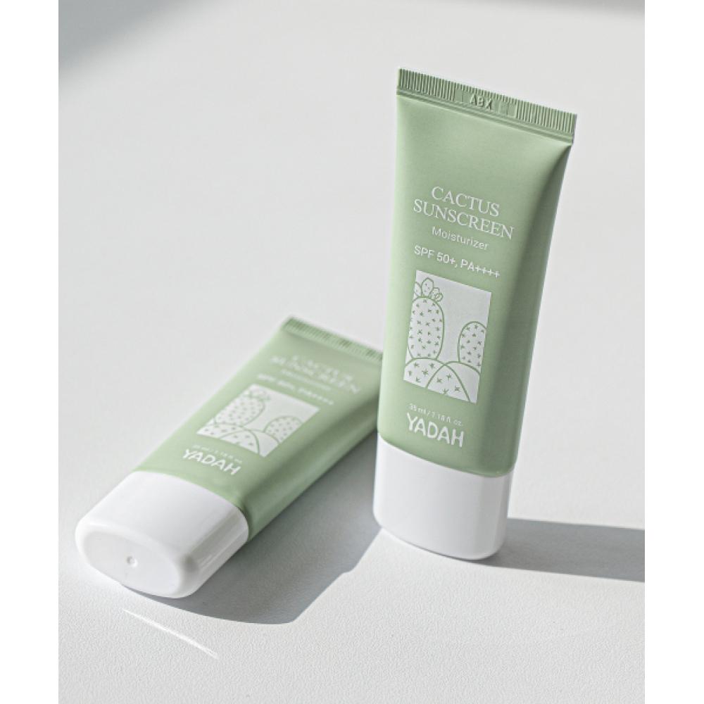 Солнцезащитный крем Yadah Cactus SPF 50+ PA++++ 35 мл NONE