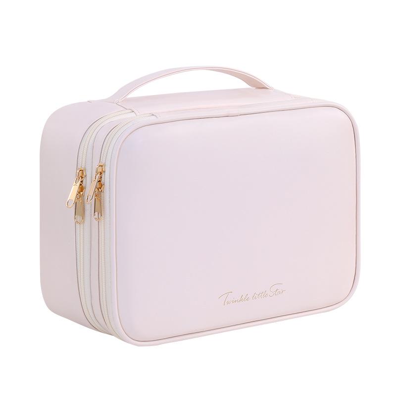 Waterproof Multifunctional PU Makeup & Toiletry Bag with Large Compartment Storage