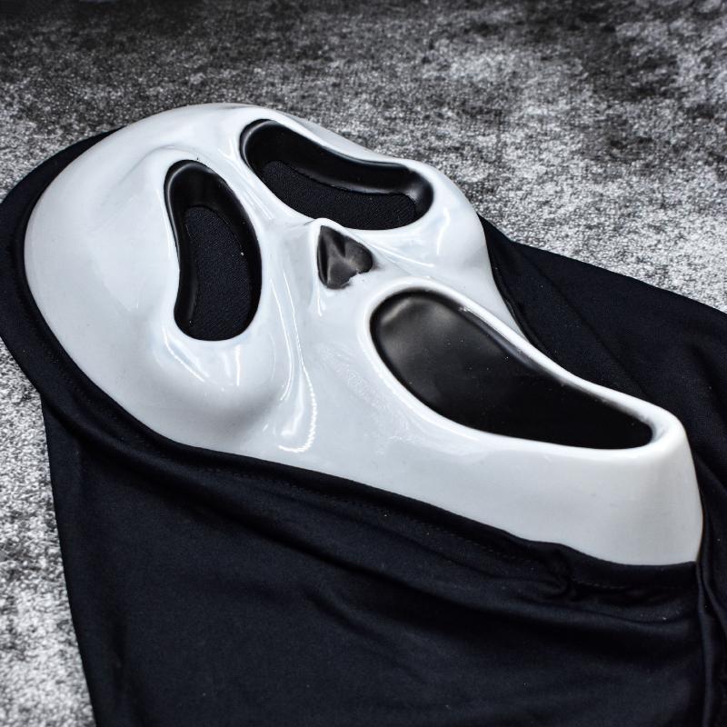 Halloween Skrik Spøkelse Eva Skrekkmaske Cosplay Festball Eva Maske Drakttilbehør Dødsgud Kostyme Festivalfeiring Kostyme