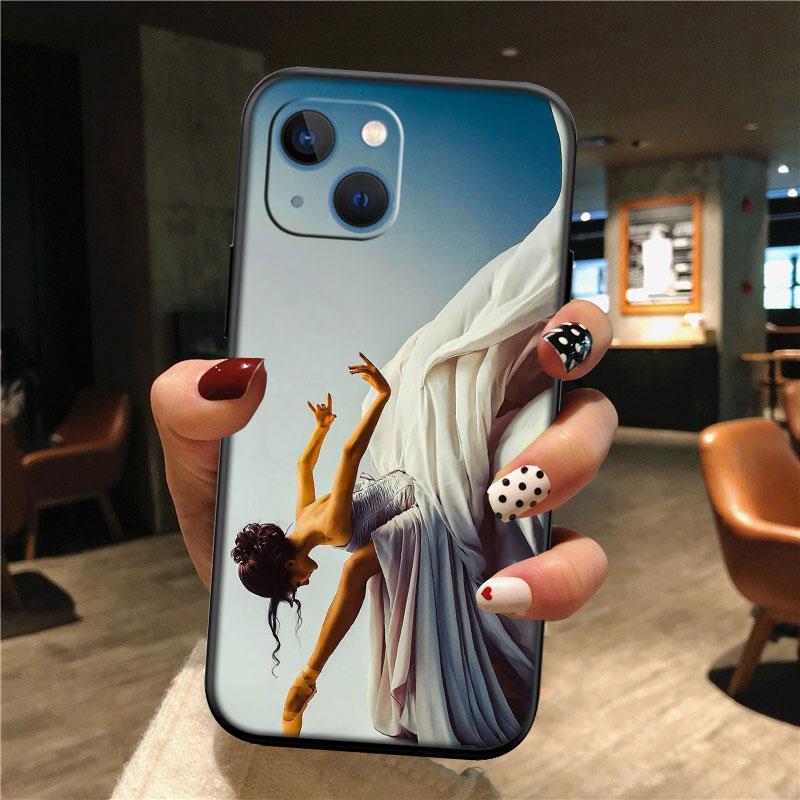 IK11 Scarpe da Punta da Balletto Ballerina Nuova Custodia per Telefono Guscio di Lusso per iPhone SE X XS XR 16E 17 11 Pro Max 8 7 6 6s Plus Air