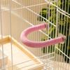 U-Shaped Bird Stand with Nail Grinding Bar for Pet Bird Accessory