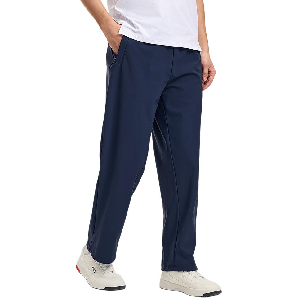 Fila Tennis Classic Retro Fashion Simple Trendy Casual Tennis Style Comfortable Knitted Sports Pants Men bottoms Sky-Blue A11M613601FBU