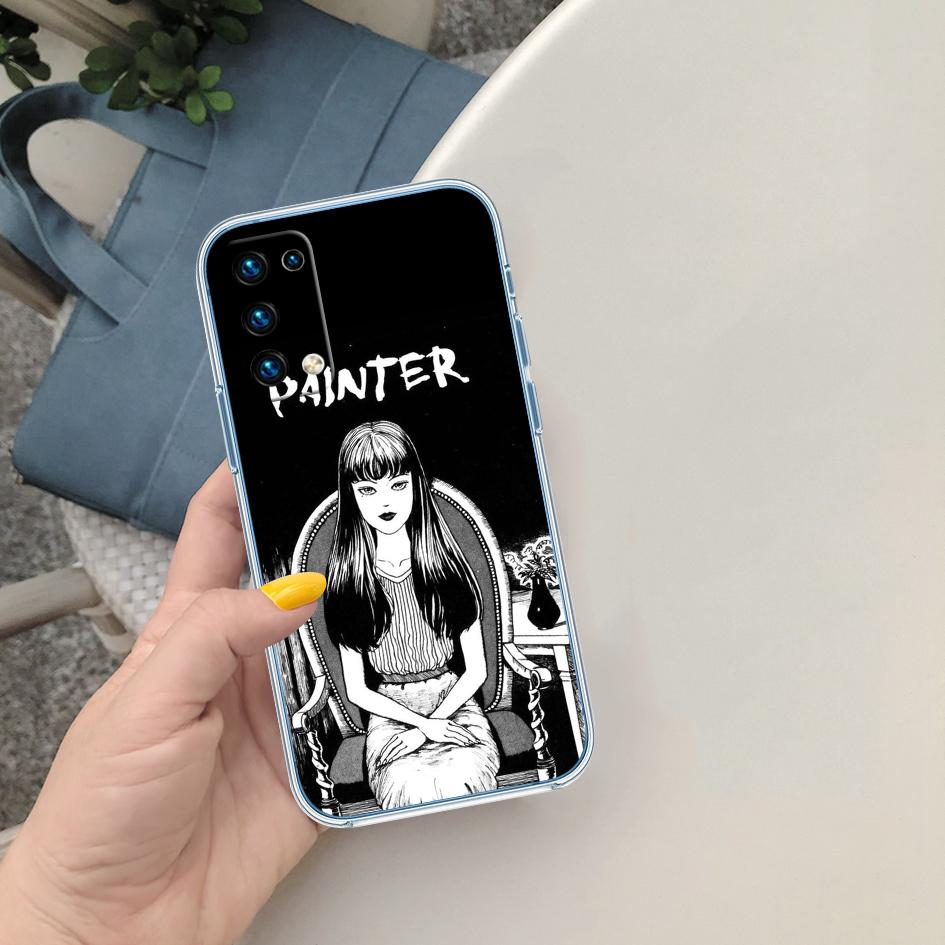 CJ65 Horror Tomie Junji Ito Case for Motorola Moto G10 G20 G30 G31 G32 G34 G35 G41 G42 G50 G51 G52 G55 G60 G60S G62 G71 G72 G75