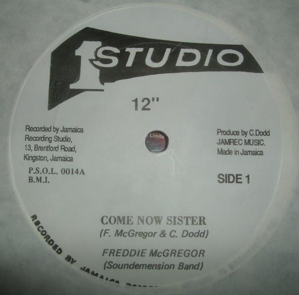

12inch Record FREDDIE MCGREGOR / PRINCE JAZZBO - Come Now Sister / Crab Walking PSOL0014 Studio One US Reggae, Ska & Dub Used