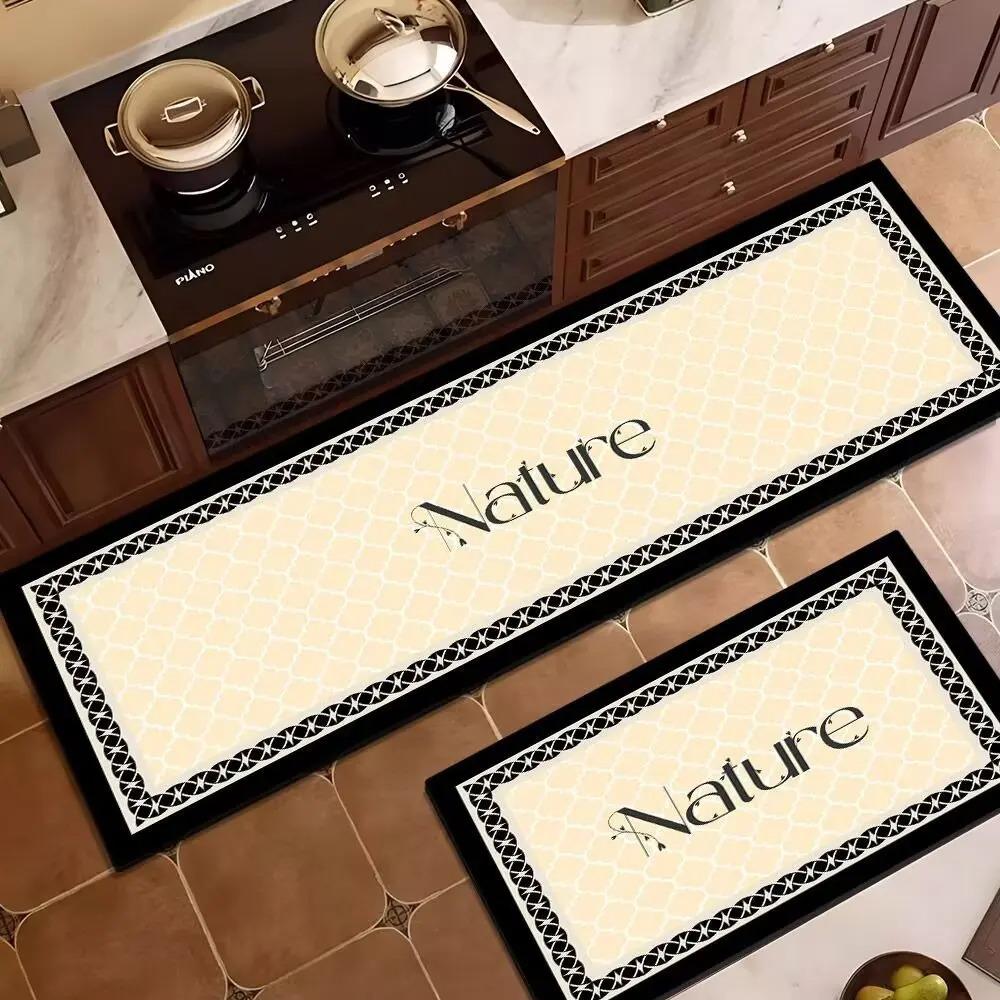 Flower Pattern Carpet Mat Rug Bowknot Typography Minimalist Modern Home Decoration Floor Mat Living Room Decoration Bedroom Rug