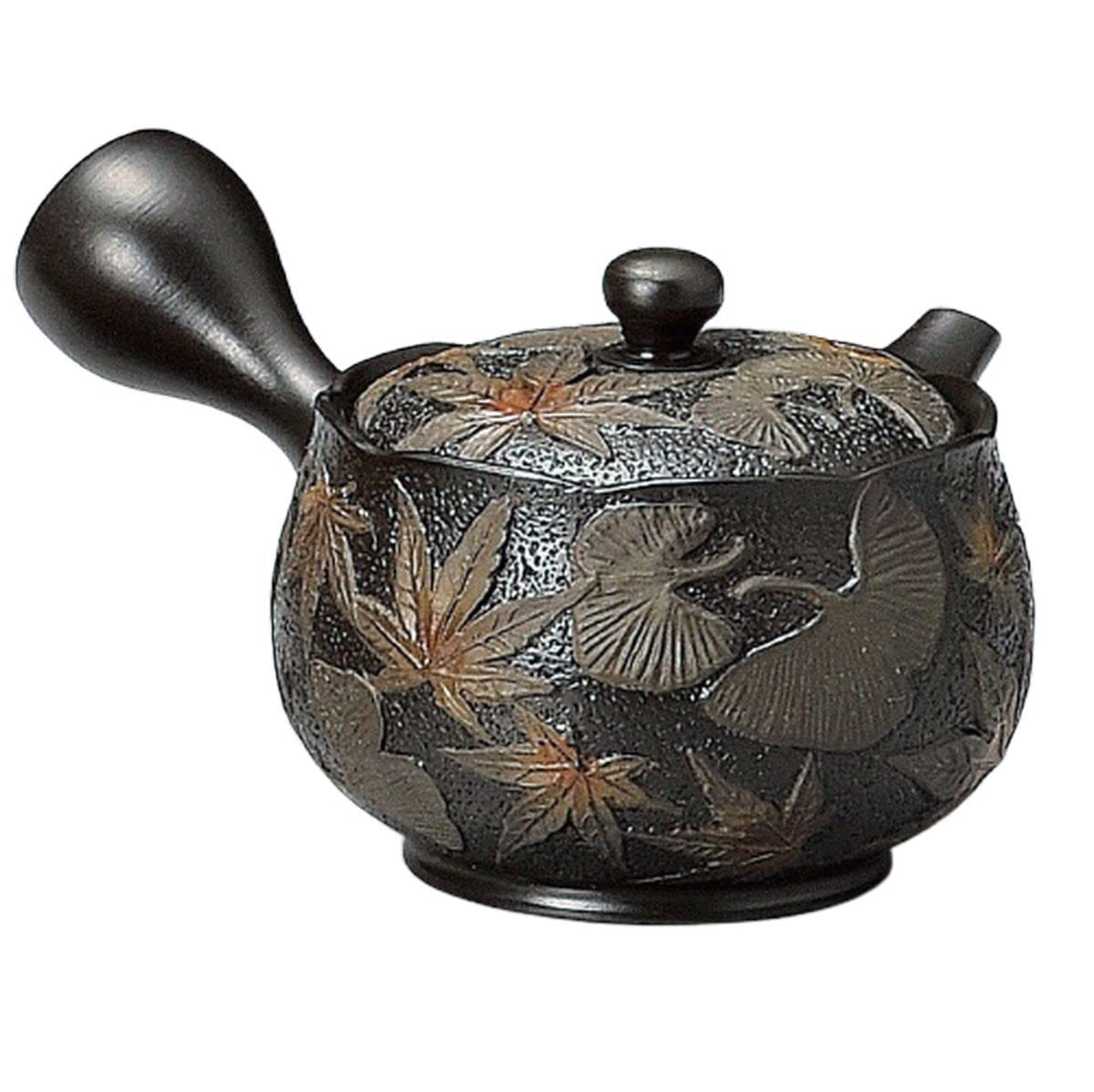 

J-kitchens Tokoname-yaki ceramic teapot, 200cc capacity, multi-purpose, with mesh tea strainer, No. 267960