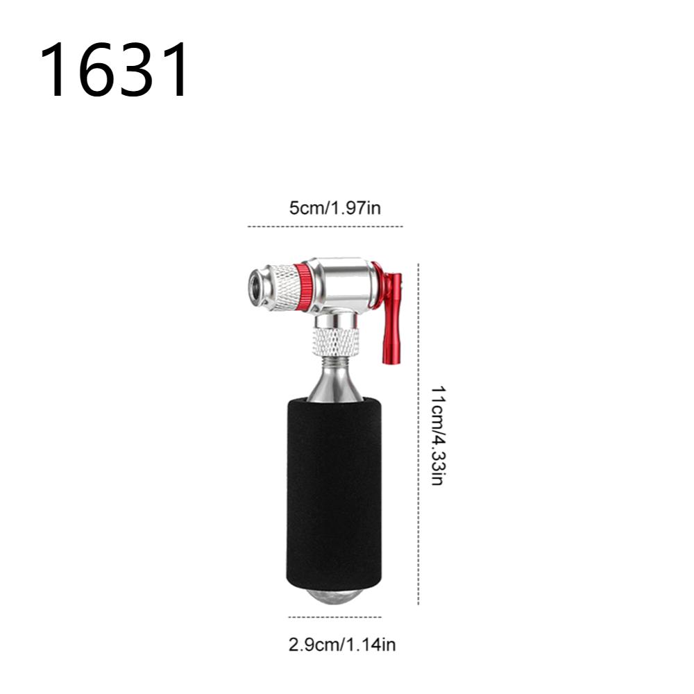 CO2 Bicycle Pump Schrader Presta Valve Mini Bicycle Pump Aluminum Alloy CO2 Bike Tire Inflator for MTB Road Bike