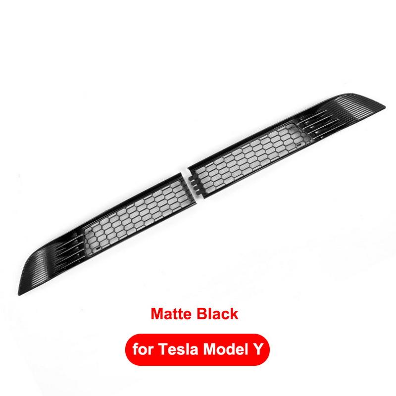 For Tesla Model Y 2021-2024 Front Grille Mesh Inserts Anti Insect Net Anti Dust Proof Inner Vent Grille Cover Car Accessories