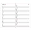 2026 Weekly Planner Appointment Schedule Black Start in March