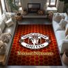 Manchester Customizable Name Carpet Design for Playrooms Kitchen Bedrooms Outdoor Antislip Carpet Anime Office Decor Perfect Gift for Friends & Family