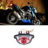 Motorcycle Tail Lamp Assembly Rear Position Turn Signal Indicator Modification Fit for SUZUKI GSXS 1000 20152020(Smoky )