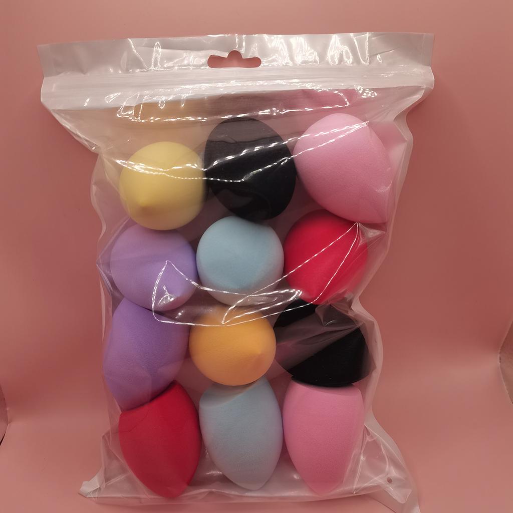 OPP Bagged Makeup Sponge Non-Absorbent Super Soft Dual-Use Dry and Wet Powder Puff Non-Absorbent Q-Bounce Water-Activated Extra Large 4*6 Powder Puff