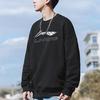 Li Ning Sport Fashion Series Logo Camouflage Print Crew Neck Sweatshirt Men Sweatshirt Black AWDT613-1