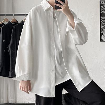 2025 männer Oversize Shirts Frühling Männer Preppy Hemd Unisex Frau Casual Street Fashion Blusen Streetwear Männer Kleidung