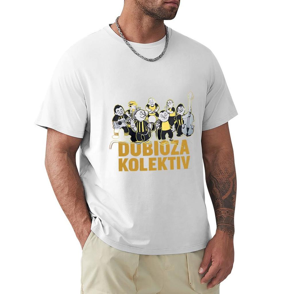 Dubioza kolektiv T-Shirt t-shirt personalizzate vestiti anime t-shirt bianche semplici uomo
