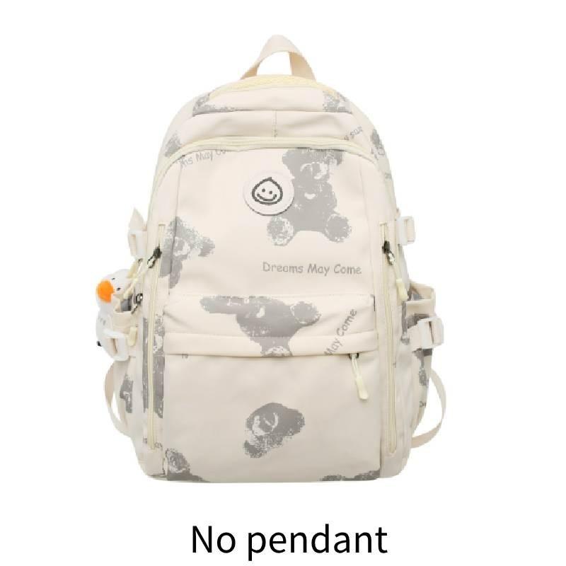 Stylish Nylon Backpack For Girls And Boys 2022 New Design High Capacity Characters)