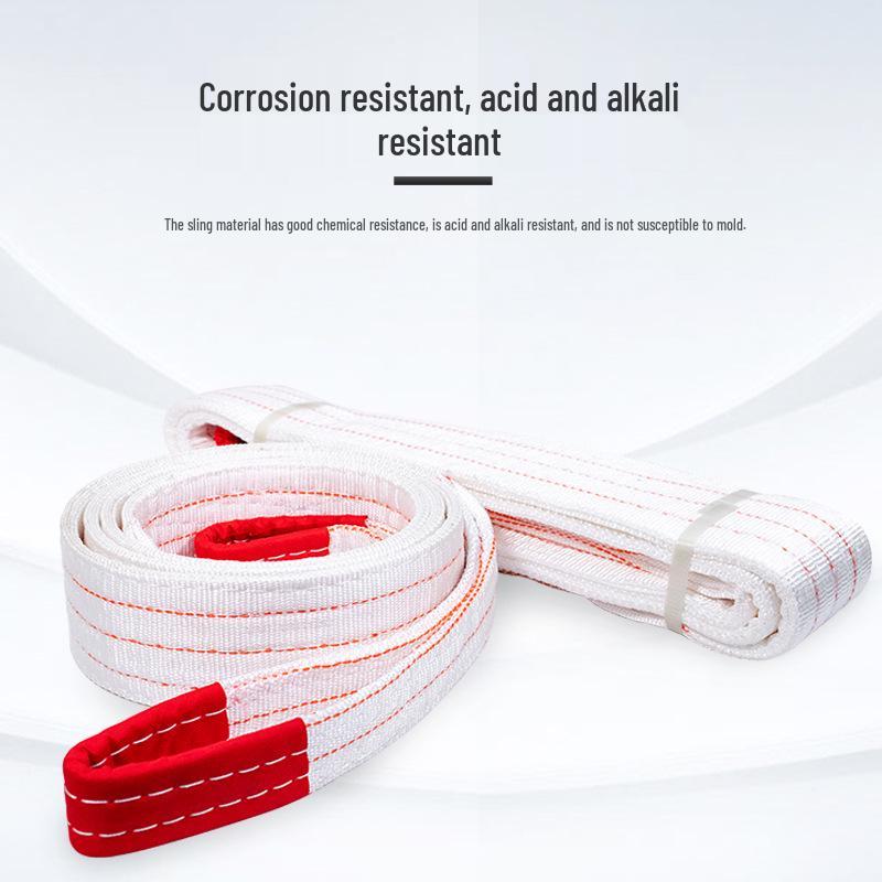 Krajowy Standard Przemysłowy Zawiesie Do Podnoszenia: 2T, 3T, 5T, 10 Ton Gruby Lina Tekstylna do Żurawia i Wózka Widłowego
