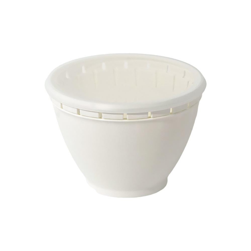 Double Layered Vegetable Storage Basket Plastic Kitchen Colander Strainer  Salad Preparation