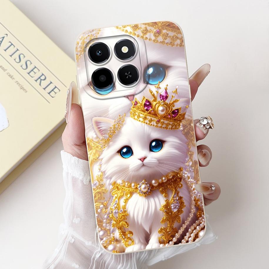 For Cover Honor X6c Phone Case Cute Cartoon Rabbit Love Heart Shockproof Funda For HonorX6c 4G NIC-LX1 NIC-LX2 NIC-LX3 X 6c Capa