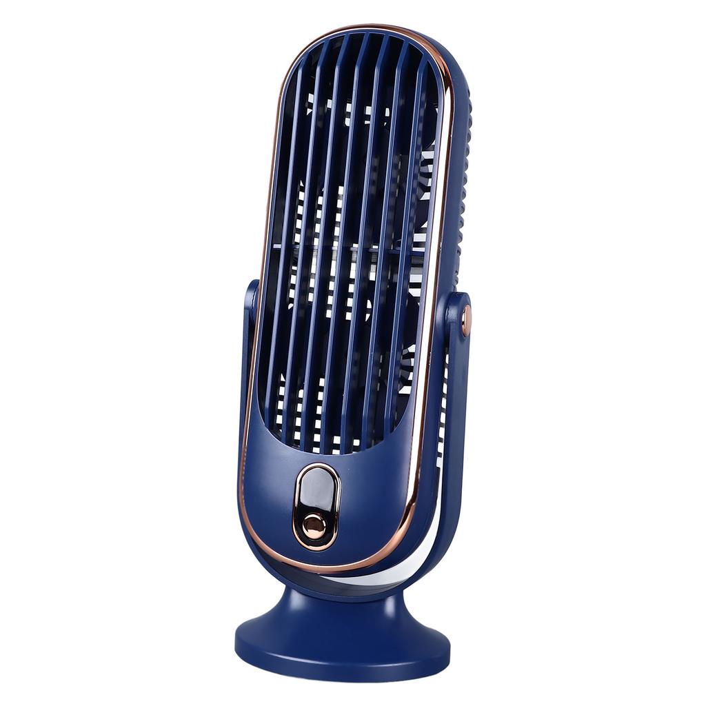 Desktop Fan 1800mah USB Brushless Motor Oscillating Quiet 5 Speeds Desk Tower Fan for Home Car