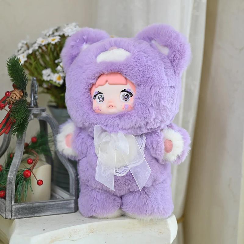 Nommi 400% Cutie Oarbă Seria Ursulețul de Noapte Bună Păpușă de Vinil Nommi Decor de Cameră Colecție Cutie Misterioasă Păpușă Jucărie Cadou de Crăciun