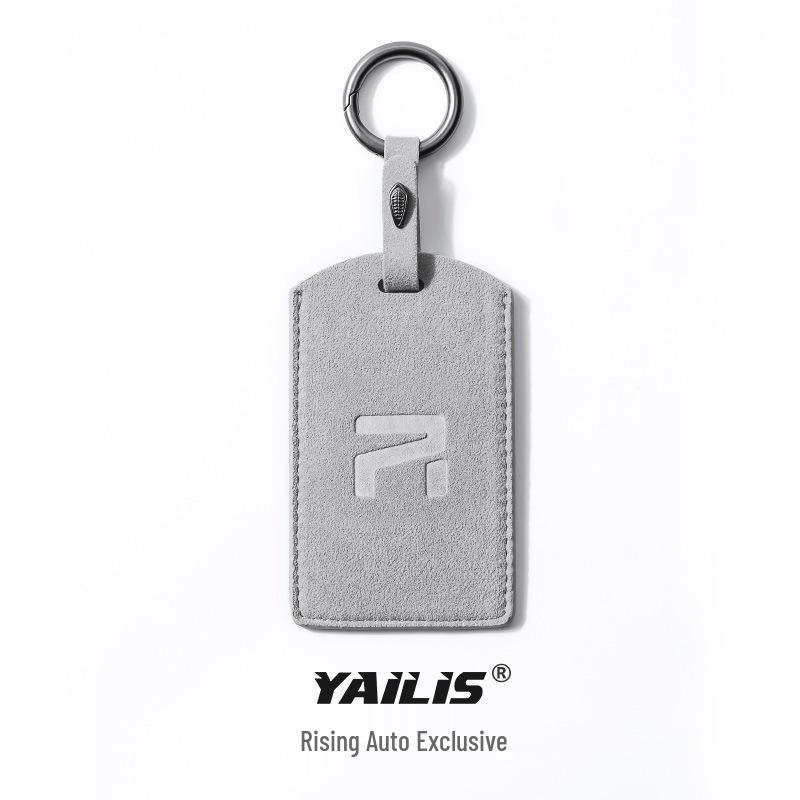 MARVEL R Rising F7/R7 Suede Car Key Case with Protective Shell & Buckle