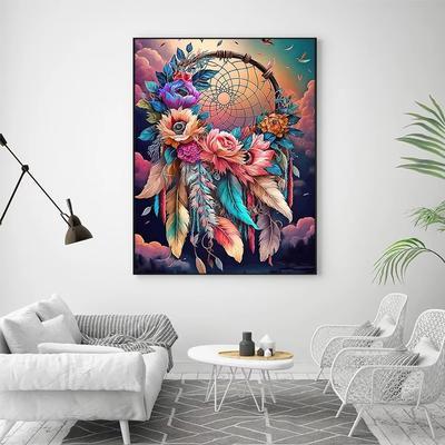 DIY Diamond Painting Flower Butterfly Cross Stitch Kit Mosaic Art Diamond Painting Full Circle Diamond Home Decoration