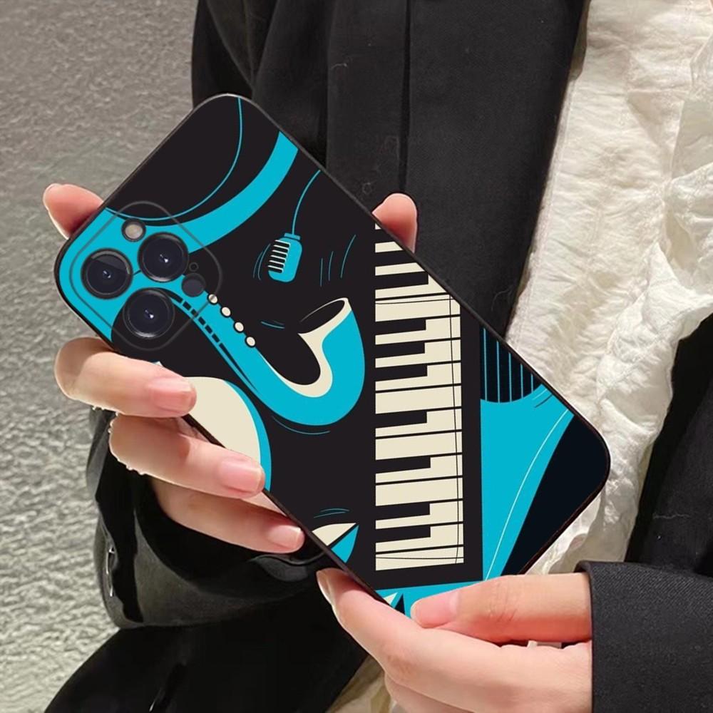 

Piano Keys Musical Phone Case For IPhone 16 15 14 11 12 13 Mini Pro XS Max Cover 6 7 8 Plus X Funda Shell iPhone 14