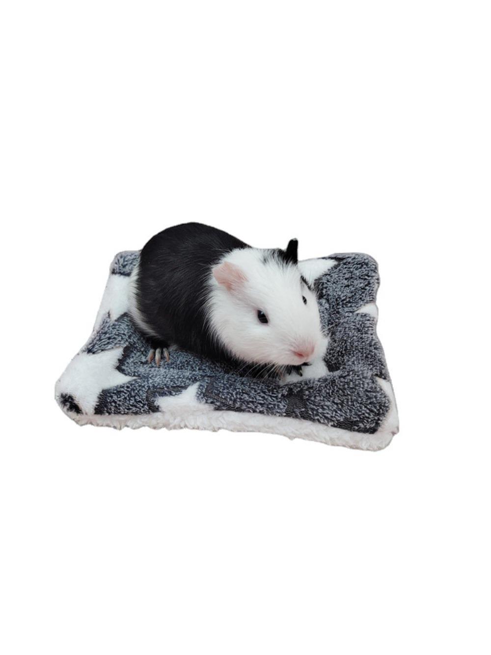 

Hamster Nest Mat Small Pet Guinea Pig Totoro Cotton Mat Rabbit Winter Warmth Mat Small Pet Mat (as the picture,15X20CM)