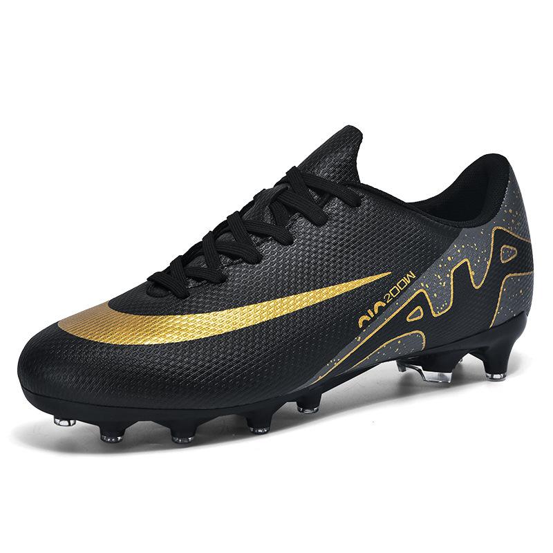 Low-top football shoes men's and women's long broken nails teen adult older children's students lawn football training shoes