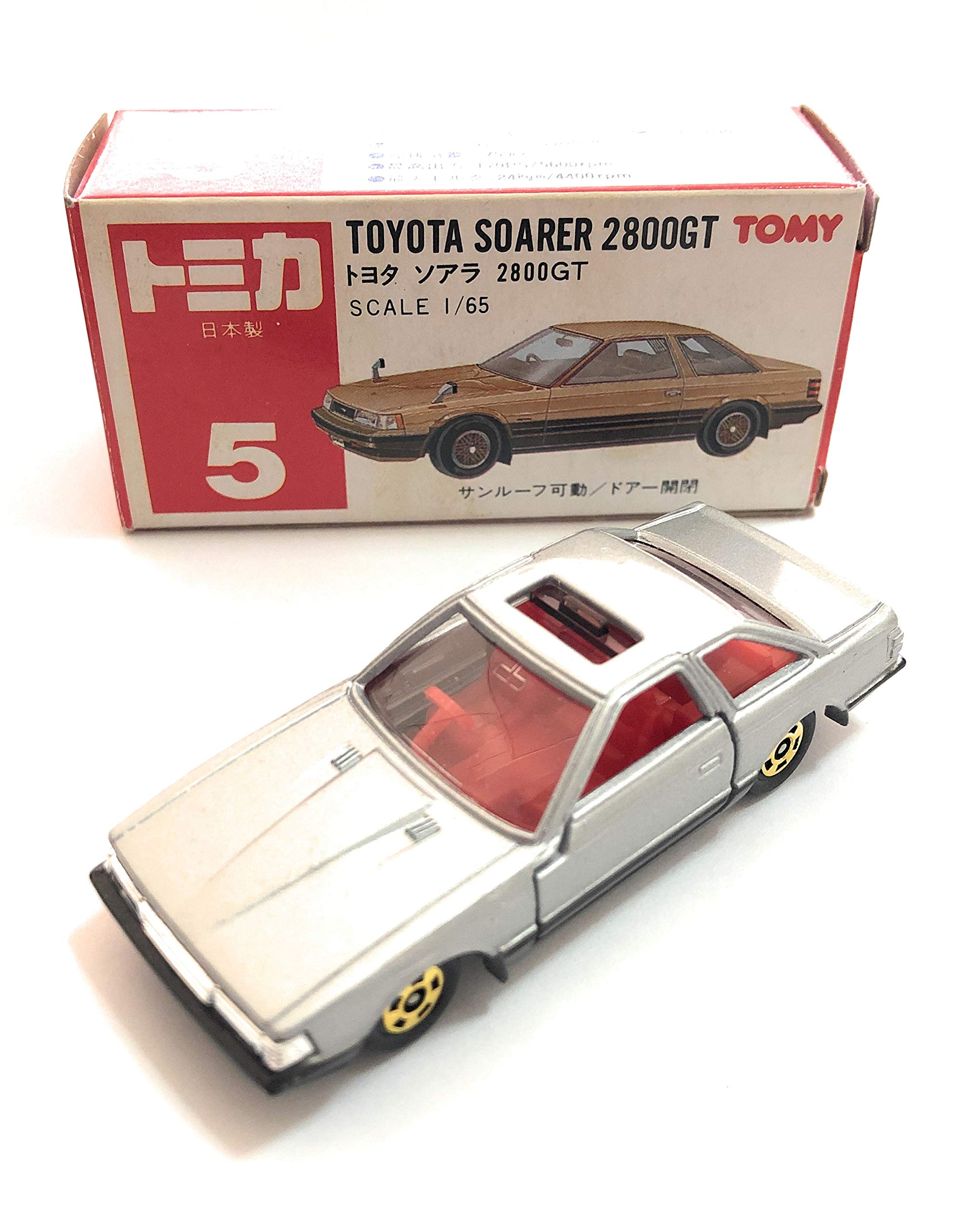

Tomica Сделано в Японии 5 Toyota Soarer 2800GT 165 Коробка